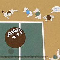 Poster for CalArts AIGA Ping Pong Party