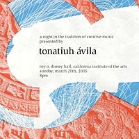Poster for Tonatiuh Avila’s Percussion Recital